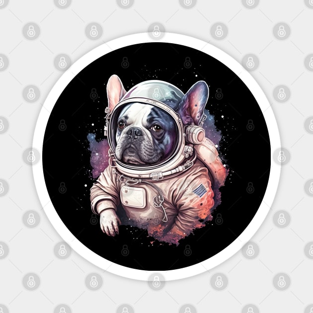 French Bulldog Astronaut Magnet by JayD World